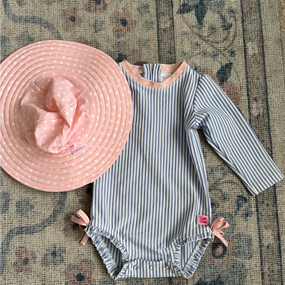 Ruffle Butts Swim + Matching Hat